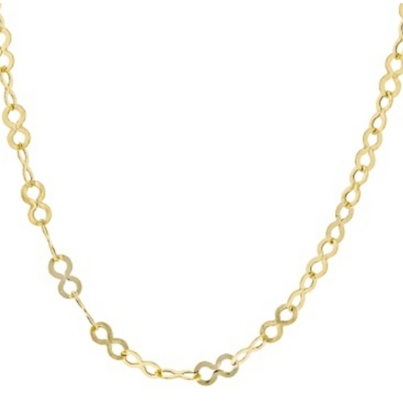 Jewelry - 10k Yellow Gold Infiniti Link Necklace-24"